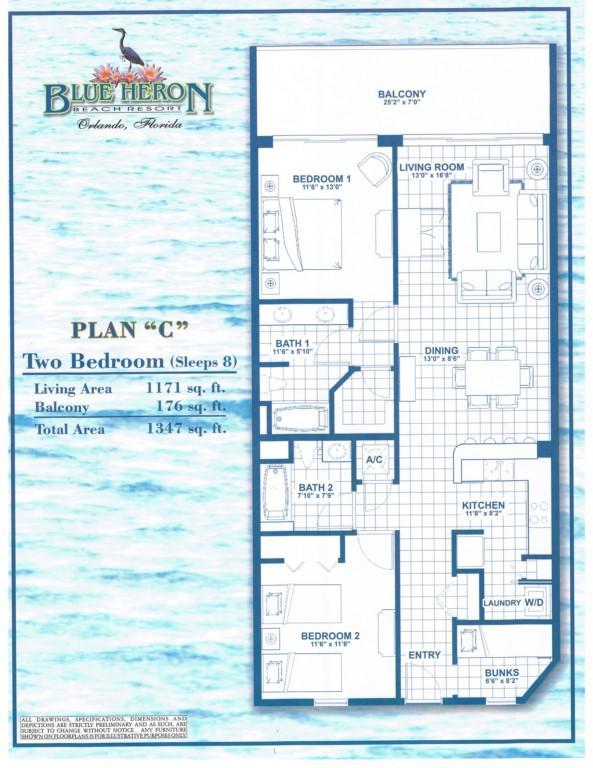 أورلاندو Blue Heron Beach Resort - Two Bedroom 21404 المظهر الخارجي الصورة